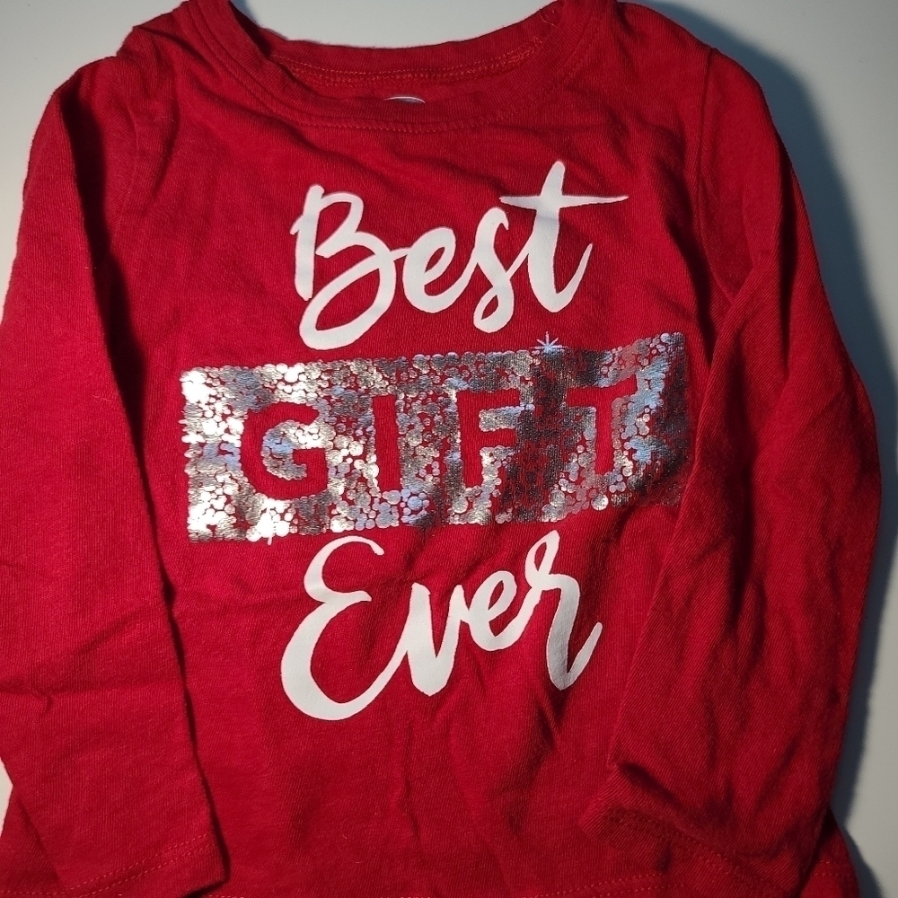 "Best Gift Ever" Christmas shirt, 18-24mths